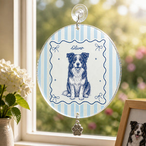 Custom Pet Sketch Name Magnet - Personalized 1 Layered Suncatcher with Charm 8b074842-2ed8-4a81-93cd-08a217acd9dd.jpg