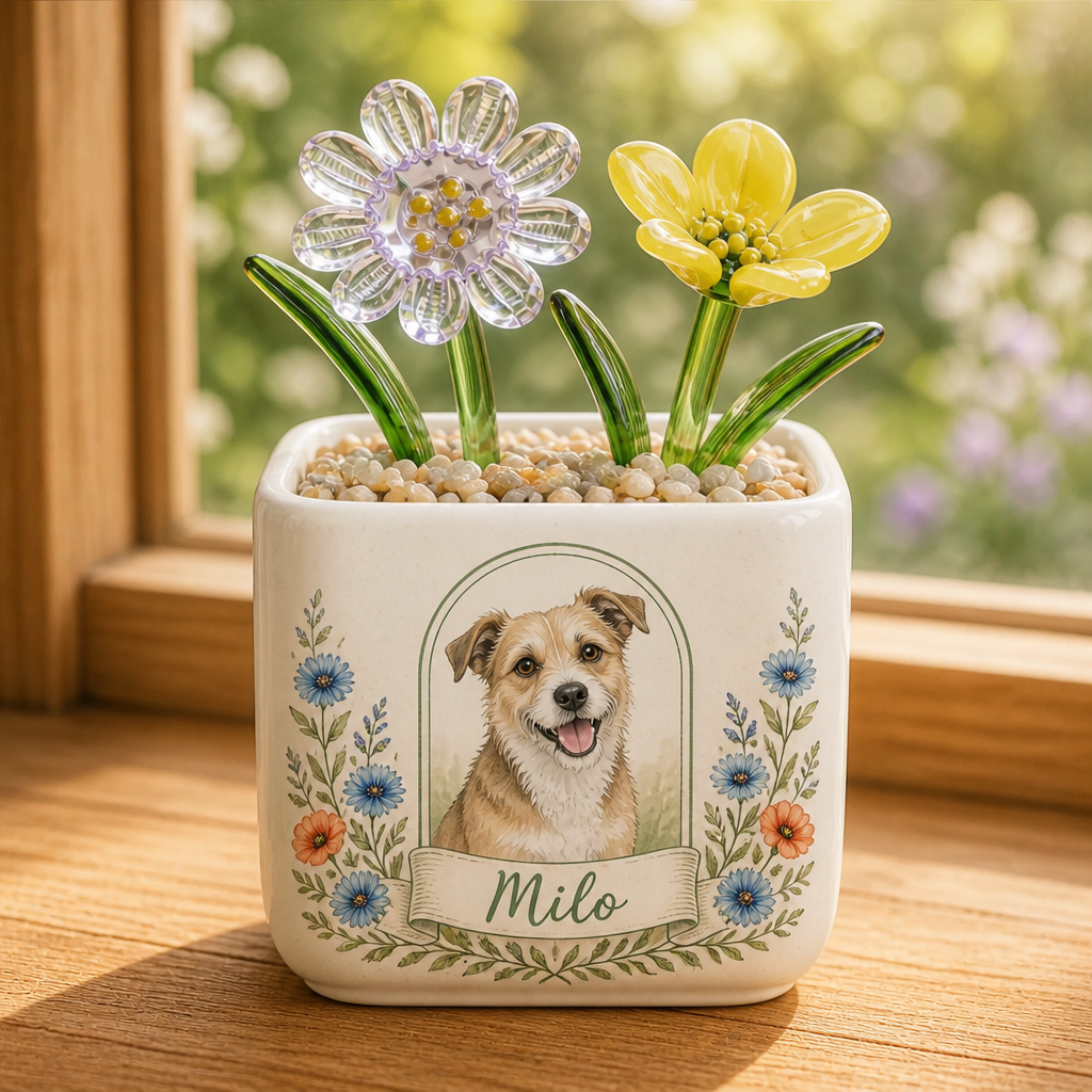 Custom Pet Portrait Mini Glass Planter – Arched Cameo Floral - Personalized Mini Glass Plant Pot 8b0a8dab-fcdc-4556-8252-3a3f1c42cf42.png