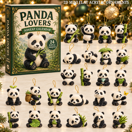 Panda Bamboo Advent Calendar 2026 - 24-Day Festive Countdown, Acrylic Charms Blind Box - Gift For Panda Lovers 8b63765c-cb56-4a0d-a5df-98c62df0ec35-panda-1-text.png