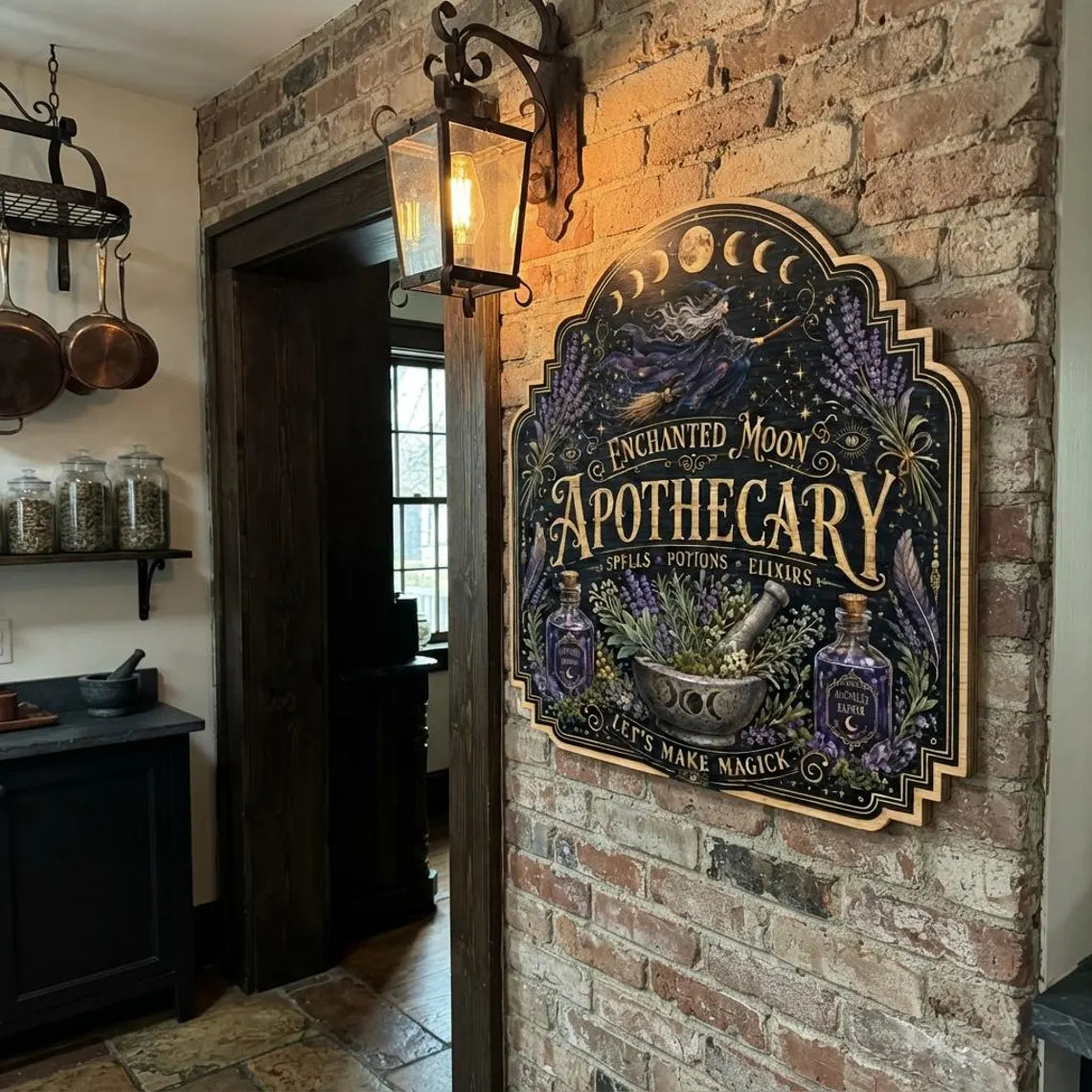 Personalized Witch Wood Sign, Custom Name Gothic Wall Art, Magic Themed Decor, Witch Lover Gift, Dark Fantasy Plaque 8b6a7911-64a6-43e5-9830-5d17a7ecabd2-hygfjghjh-4-.webp