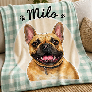 Custom Pet Portrait Name Blanket – Watercolor Medallion - Personalized Blanket 8b72e4e0-a3bd-417a-9993-b469a8755a7a.jpg