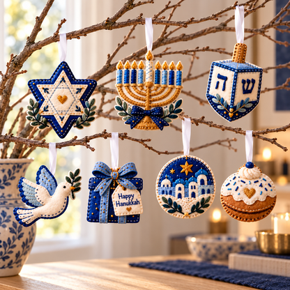 Hanukkah Felt Ornament: Blue Menorah, Dreidel, Star of David Jewish Decor, Christmas Gift, Birthday Gift 8b7dcea7-6e45-409c-9e5b-6ad2dc2f3e30-B-y-m-n-Hanukkah-treo-tr-n-c-nh.png