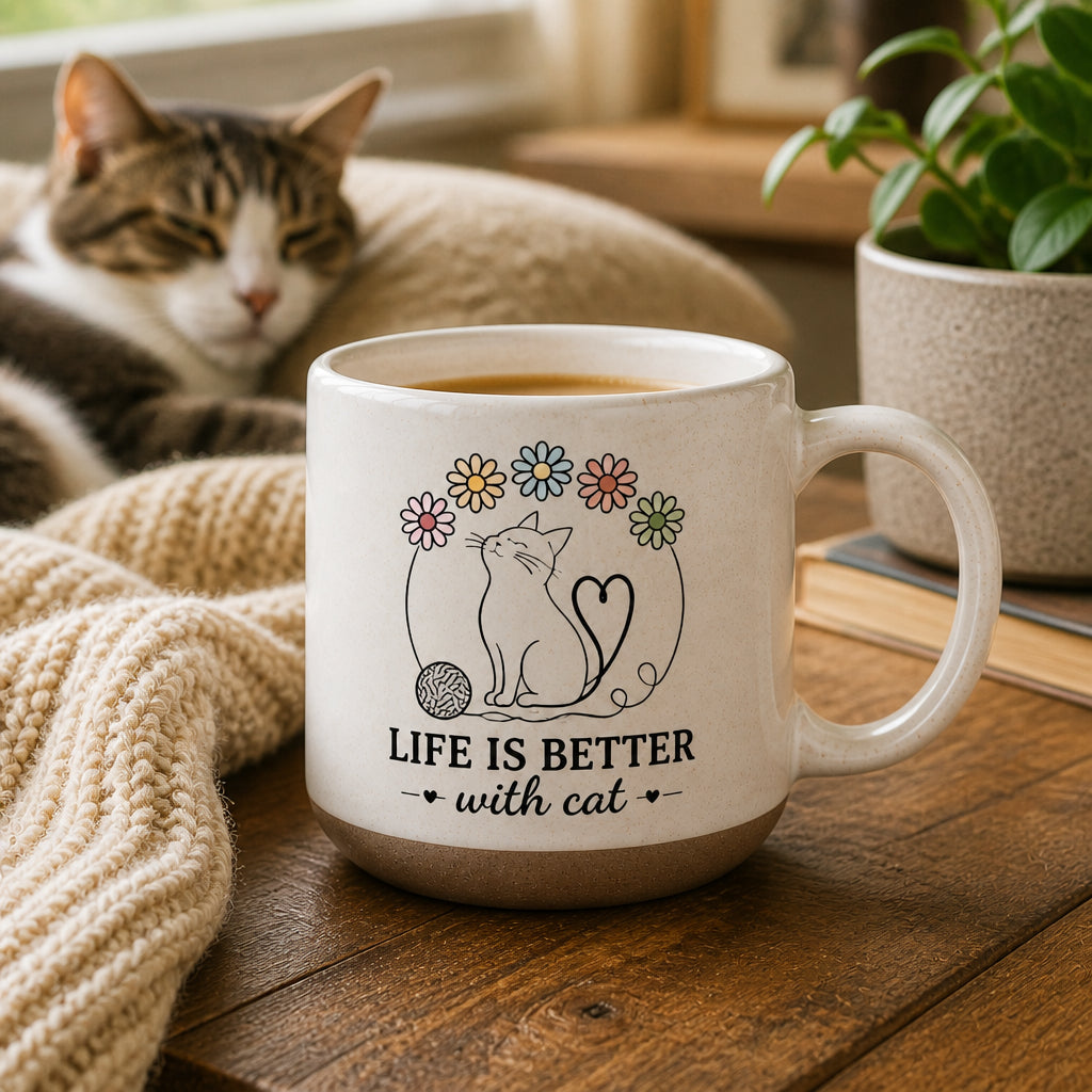 Life Is Better With Cat - Pottery Mug - Pottery Mug 8b84b30b-643b-4e7a-b53c-e54dc7580cf6.jpg