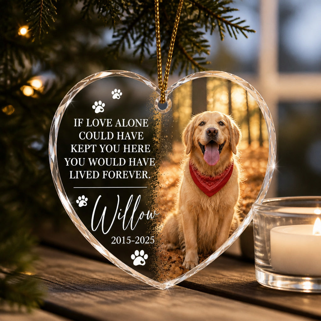 Pet Memorial Heart Acrylic Ornament – Photo, Name & Years – "If Love Alone" - Personalized Transparent Acrylic Ornament 8b8bfa96-0561-4c73-bf42-5e799452809c.jpg
