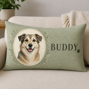 Custom Pet Portrait Name Pillow – Oval Cameo Edition - Personalized Pillow 8bde95b5-eb8d-4686-9b03-7124c006f983.jpg