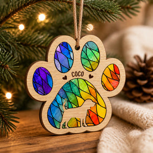 Stained-Glass Paw Pet Name 3-Layer Wood Ornament - Personalized 3-Layered Wood Ornament 8beb4408-025e-4f04-b6c6-0898d5ec6b1f.jpg