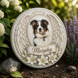 Angel Wings Pet Memorial Stone – Custom Pet Portrait & Name - Personalized Memorial Stone 8bece256-e7a1-4ab1-b983-bb05f7a2faf3.jpg