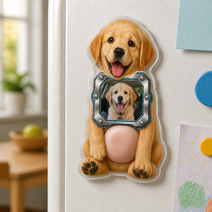 Custom Pet Photo Metal-Bezel Fridge Magnet - Personalized Acrylic Refrigerator Magnet - Soft Rubber Belly 8c42bb2d-73bd-47b4-ae10-a2387ee41245.jpg