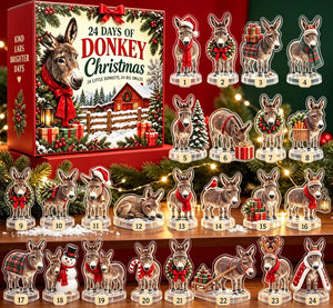 Donkey Advent Calendar 2026, 24 Days Christmas Countdown, Mini Donkey Ornament Set, Cute Animal Xmas Decor, Holiday Gift for Donkey Lover 8c56d2fd-f6d5-44b2-a255-72f628ac4a92-il_1588xN.8603083963_4676.jpg