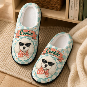 Custom Pet Name Sunglasses Dog Fleece Slippers - Personalized Fleece Slipper 8c913384-0b29-4810-8bbe-47daeb71f223.jpg