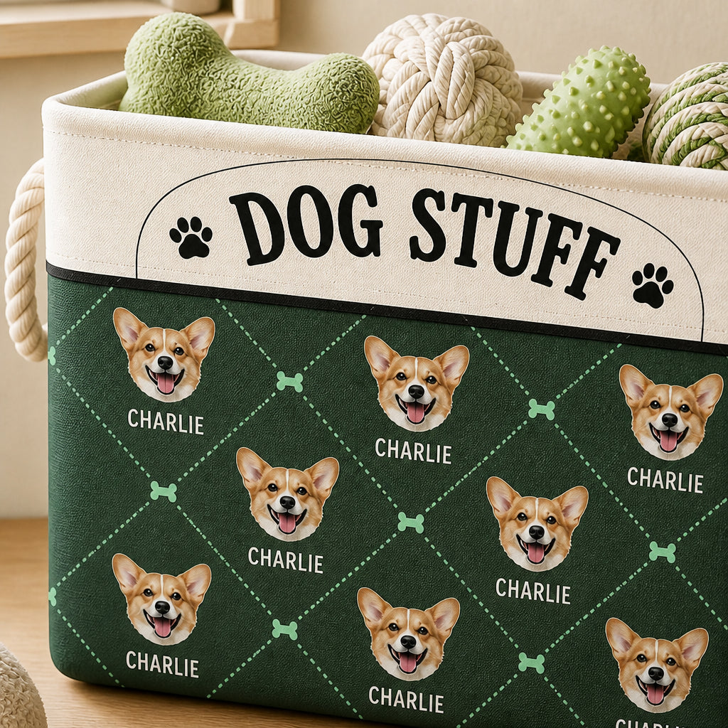 Personalized Dog Stuff Storage Bag – Custom Pet Face & Name Pattern - Personalized Storage Bag 8c98dfd2-7e48-4349-a91d-30d49412b21c.jpg