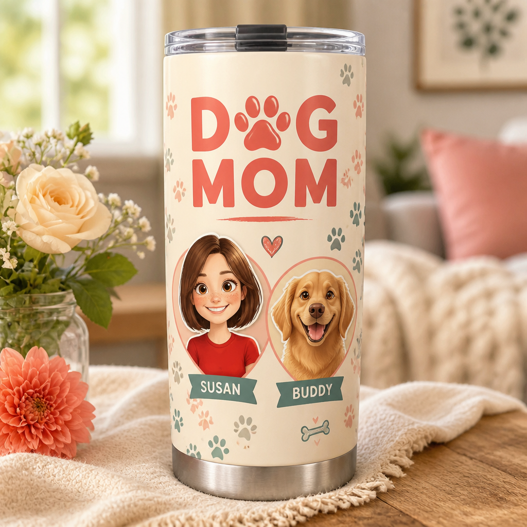 Dog Mom Custom Person + Dog Portrait Tumbler - Personalized Tumbler 8ca19407-11ec-4704-b7c9-c79dd442591f.png