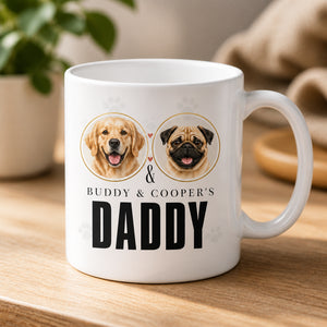 Custom Pet Portrait Mug - “Buddy & Cooper’s Daddy” - Personalized Mug 8ca8887b-9ec6-4771-b462-1d0fc923f547.jpg