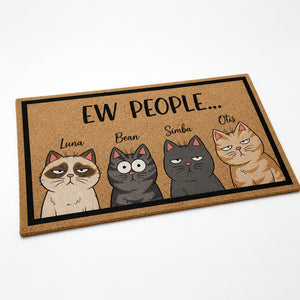 Ew People... Custom Cat Portrait Doormat - Personalized Doormat 8cb90a12-2607-47c5-ad62-d942069b118b.jpg