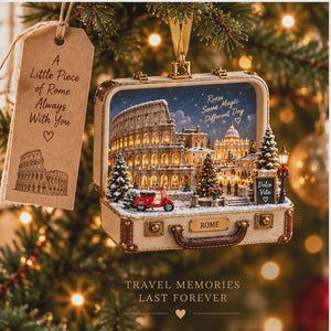 Personalized Rome 3D Suitcase Ornament – Custom Name Colosseum Christmas Keepsake for Italy Lovers & Travelers 8ccc2c8c-bc24-49d4-b580-648251ca9dce-Enhanced_Photo_1789375411090.jpg