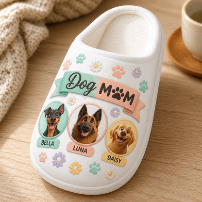 Dog Mom Custom Pet Portrait Fleece Slippers - Personalized Fleece Slipper 8cd05e47-c2aa-46dc-97cf-0d87a72d6731.jpg