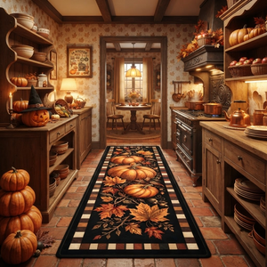 1pc Black Pumpkin Runner Rug, Hallway Carpet, Area Rug, Home Decor, Living Room Carpet, Room Decoration, Washable Rug, Halloween Gift 8d1357d9-19a5-4f8f-92cd-b94f4c22837a-gemini.png
