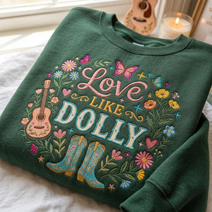 Love Like Embroidered Sweatshirt, Country Music Shirt, Floral Guitar Cowboy Boots Crewneck, Country Fan Gift 8d3dcfdd-28fd-4a75-943d-78522c43a2fc-gf-5-.jpg