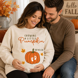 Growing A Little Pumpkin - Personalized Shirt - Fall Season Gift For Wife, Daughter 8d42c7ab-73cb-4203-a79a-8112c839c09a-7.jpg