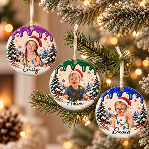 Custom Photo Christmas Family Portrait Gifts - Personalized Christmas Ornament  - Real 3D Raised Ornament 8d448e25-0e32-485c-bcb4-b2875d99fc22-MOCKUP-6.png