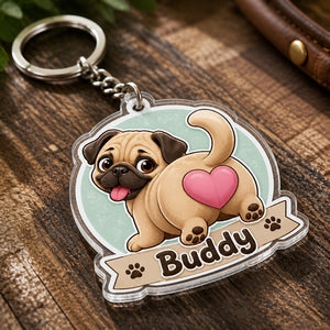 Chibi Pup Booty Acrylic Keychain – Upload Your Pet + Name - Personalized Acrylic Keychain 8d4b1697-cddf-4f3d-bf02-1069a17e7371.jpg