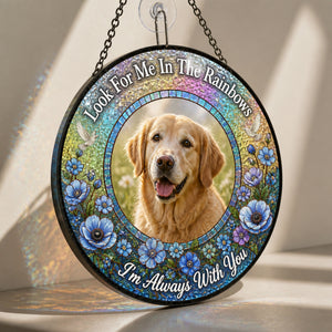Rainbow Bridge Pet Memorial Suncatcher - Upload Photo - Personalized Suncatcher Stained Glass 8d5344d7-5664-4fa7-9bc2-8ec153b3f1b1.jpg