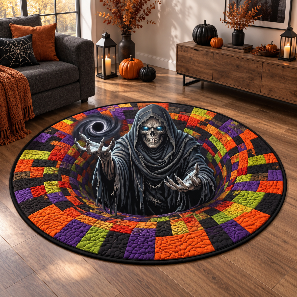 3D Skeleton Optical Illusion Rug, Non-Slip Spooky Grim Reaper Quilt Rug, Horror Halloween Floor Mat, Gothic Room Carpet, Spooky Decor 8d536cd3-ebbb-46e8-a95e-a81153e2beee-banner-1.png