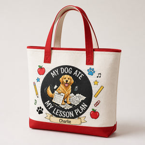 Teacher Tote – My Dog Ate My Lesson Plan (Pet Name) - Personalized AOP Tote 8d625709-7026-46ca-bcfc-bd68bf38259b.jpg