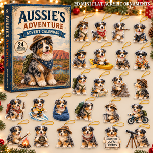 Aussie Dog Adventure Advent Calendar 2026 - 24-Day Festive Countdown, Acrylic Charms Blind Box - Gift For Dog Lovers 8d6c295d-186b-463a-94c4-5beceb92a19b-aussie-text.png