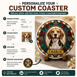 Custom Stained-Glass Pet Portrait Coaster - Personalized Custom Ceramic Coasters 8d71d7fc-90ba-475e-acfb-804d0063dd4c.jpg