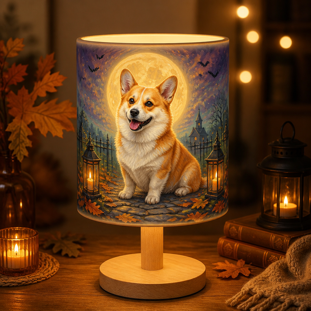 Custom Halloween Pet Portrait Fabric Lamp - Personalized Custom Fabric Lamp 8d7497c6-8c69-4658-82f5-53780f8746f1.png