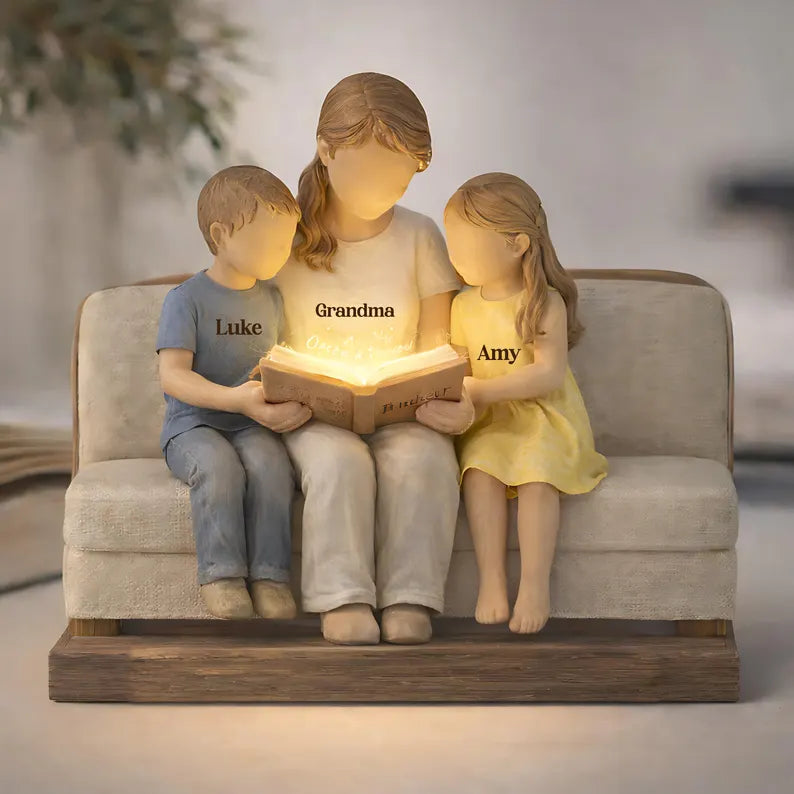Personalized Grandma Wooden Block, Custom Grandkids Names Gift, Grandma Reading with Kids Keepsake, Mother's Day Gift For Grandma Nana Gigi 8d937955-6e10-4493-aa89-3c77088e1670-hfgfdf-1-.webp