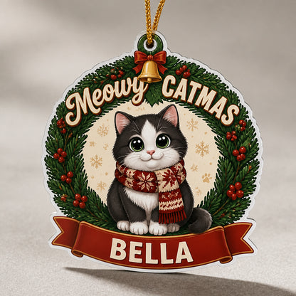 Meowy Catmas Personalized Cat Name Ornament – Wreath Edition - Personalized Laser Cut Custom Shape Ornament 8d9eeb70-8f4a-4ebe-b4b1-ab55570ed042.jpg