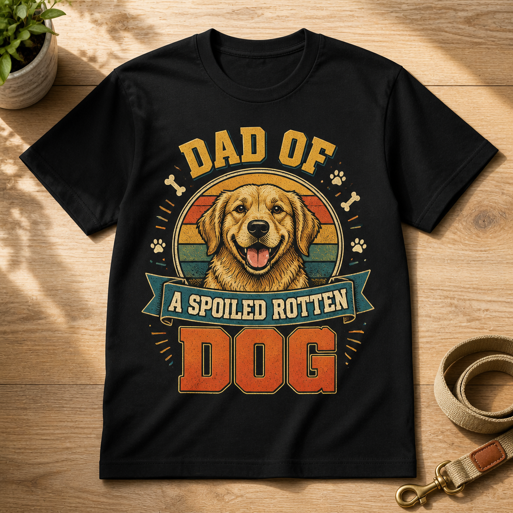 Dad Of A Spoiled Rotten Dog Tee - T-shirt 8da89771-085d-4cb2-b8c3-3e1b8dd09d60.png