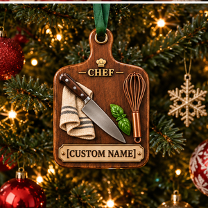 Personalized Chef Cutting Board Ornament 2026 – Custom Name Christmas Gift for Chef & Cook 8db34552-291d-4625-aa11-f6c5a7d33da0-chef_cutting_board_mockup_4_tree.png