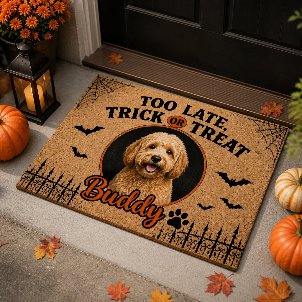 Halloween Trick or Treat Pet Photo Doormat - Personalized Doormat 8db52d7a-fd1a-4811-a6d0-76bd0b0f5f48.jpg
