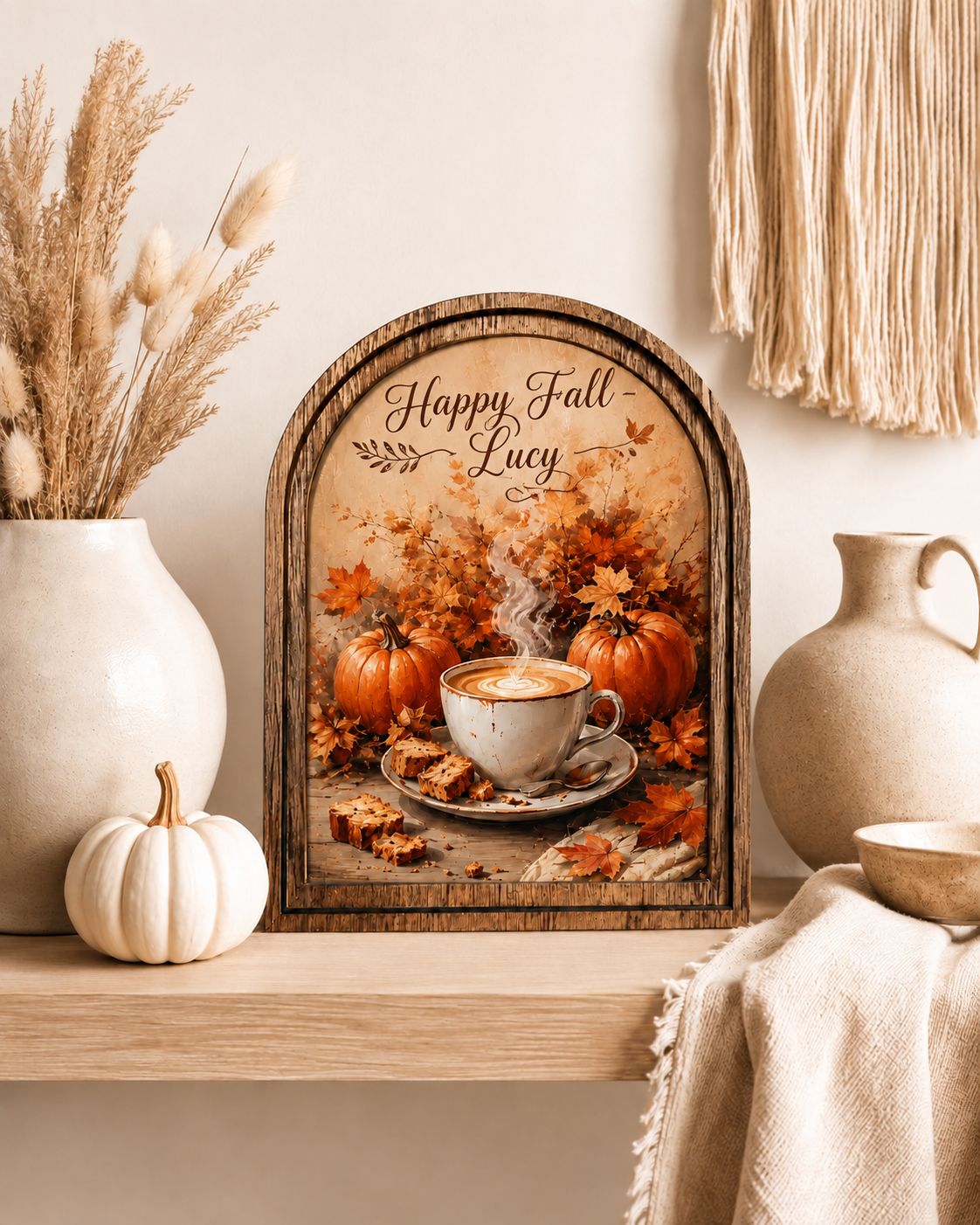 Personalized Happy Fall Wooden Arch Sign, Custom Name Autumn Decor, Pumpkin Coffee Fall Tabletop Sign, Rustic Thanksgiving Home Decor 8dbb4cc0-223e-42da-af4b-b3ed0ffb7e8c-quyws.png