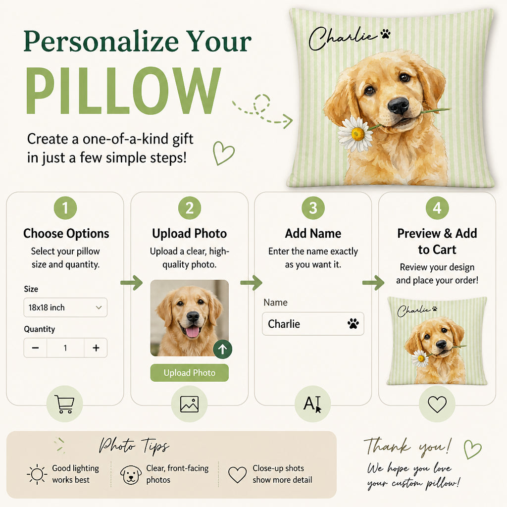 Custom Pet Portrait Pillow with Name – Watercolor Medallion - Personalized Pillow 8dc57168-1f97-4083-bcf0-bc270403ae14.jpg