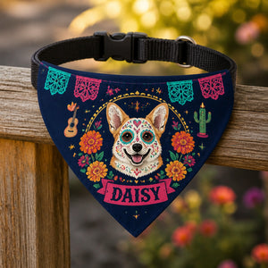Custom Día de los Muertos Pet Portrait Bandana - Personalized Pet Bandana Collar With Adjustable Buckle 8dde1da0-39f3-4ad4-8252-5bac92633135.jpg
