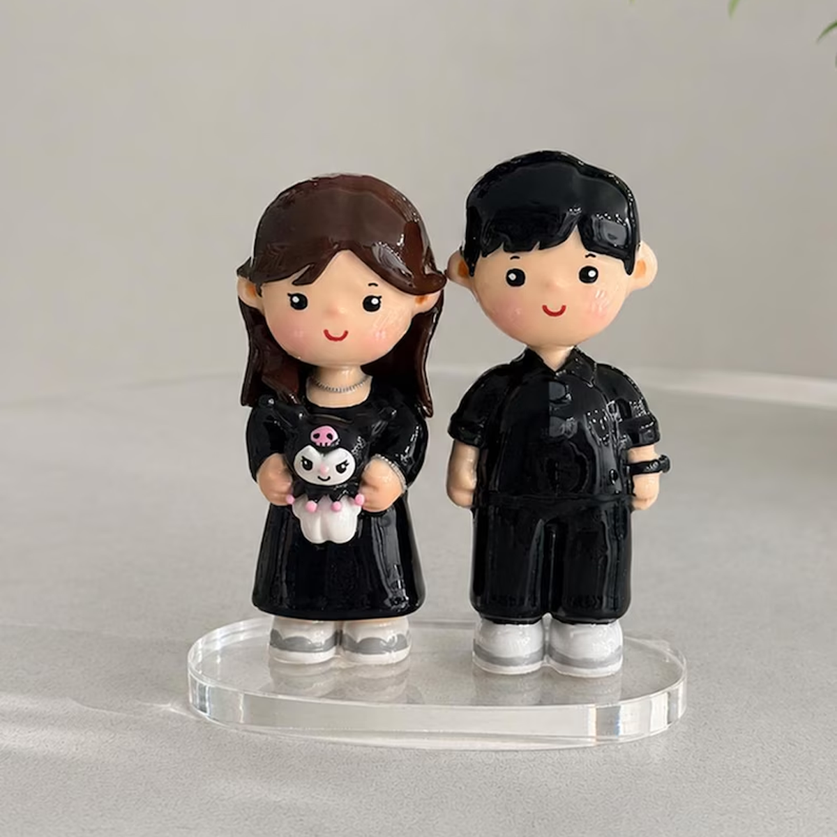 Custom Clay Couple Figurine, Handmade Polymer Clay Doll, Custom Valentine Gift for Couples, Custom Wedding Cake Topper, Gift For Hims, Hers, Couple 8e0a6e42-d4f3-4fa7-b7cd-ef1571713a08-g8.png