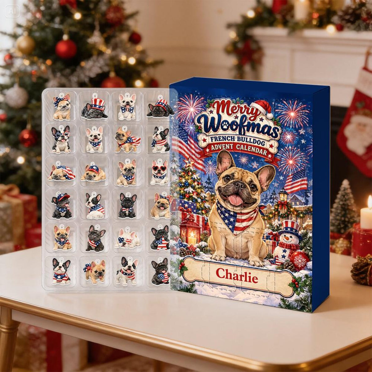 French Bulldog Advent Calendar, 24 Acrylic Charms, Personalized Dog Name, Daily Countdown Collectible Set 8e1bd417-e762-4d02-813b-cd673d6f3c1e-il_1588xN.8647675075_etlh.jpg
