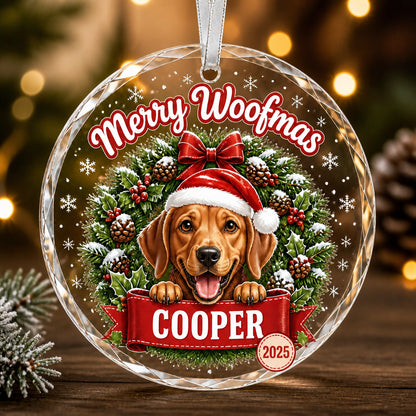 Merry Woofmas Dog Ornament – Custom Quote, Pet Name & Year - Personalized Crystal Ornament 8e1c0acb-4696-449a-adfc-21c4a6e3d60d.jpg