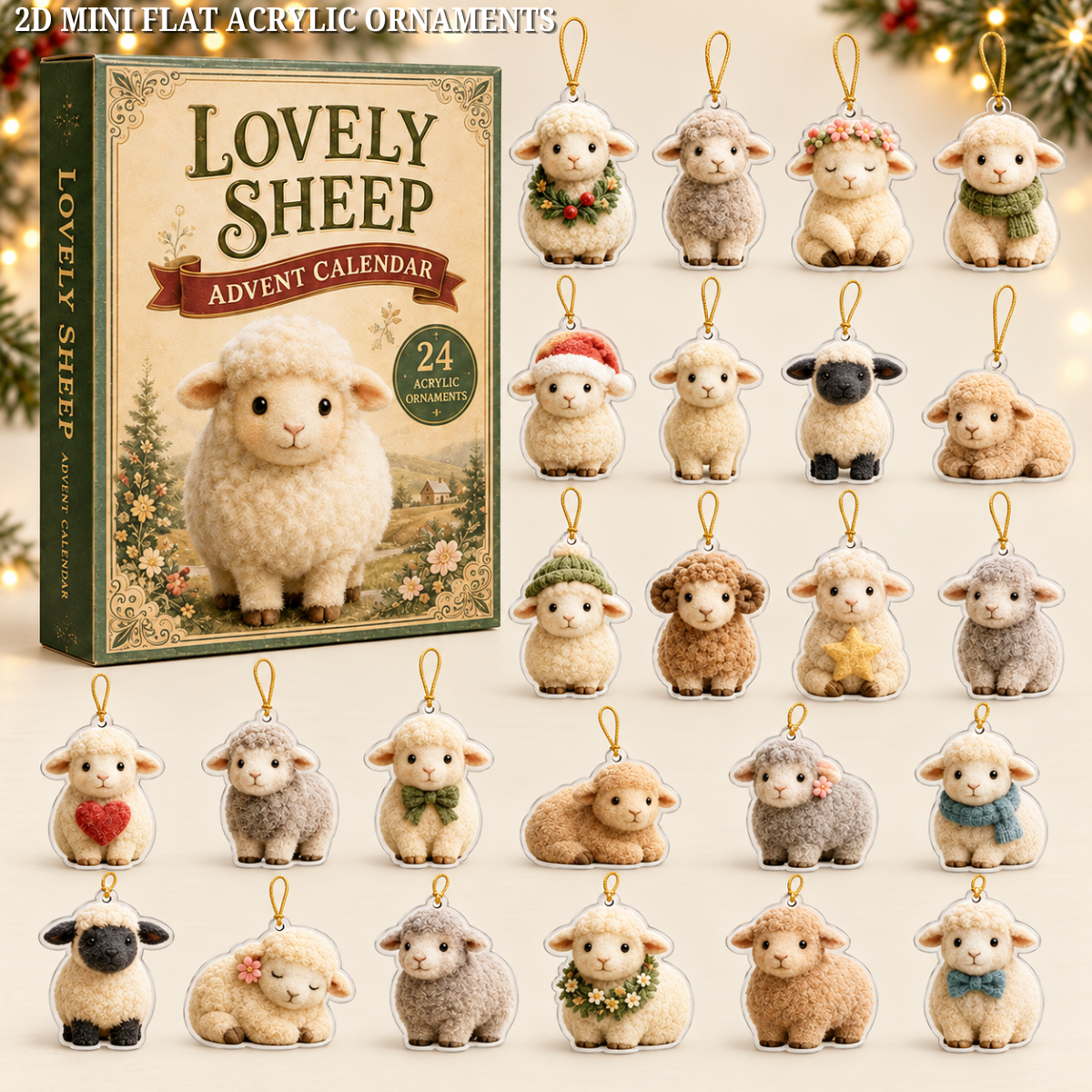 Lovely Sheep World Advent Calendar 2026 - 24-Day Festive Countdown, Acrylic Charms Blind Box - Gift For Sheep Lovers 8e2d2c34-32db-4b3a-b503-2561f77fce9d-sheep-text.png