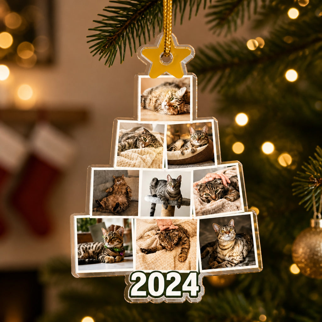 2024 Pet Photo Wreath Shape Ornament (9-Photo Collage) - Personalized Shape Ornament 8e3401f0-039e-46d4-8aac-093e3bfcc1e3.jpg