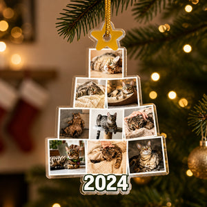 2024 Pet Photo Wreath Shape Ornament (9-Photo Collage) - Personalized Shape Ornament 8e3401f0-039e-46d4-8aac-093e3bfcc1e3.jpg