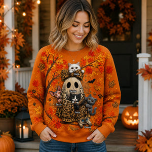 Halloween Ghost & Cats Fall Sweatshirt – Custom Pet Portraits - Personalized Sweatshirt 8e3f65d3-7468-4973-b213-9869a15fa952.jpg