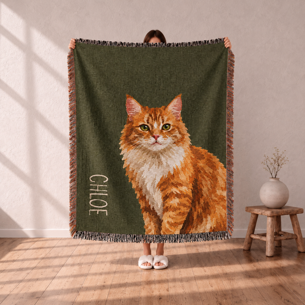 Custom Dog Portrait Woven Blanket, Personalized Pet Photo Tapestry Throw, Custom Dog Dad Gift, Pet Gift 8e4d5b62-2259-47fd-8ccb-dccee845eb9f-M-o-cam-Chloe-tr-n-ch-n-liu.png