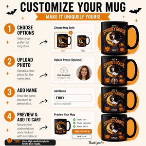 Spooky Goose Personalized Halloween Mug - Personalized Mug 8e4d8a75-235b-4730-8862-2b2faa370e6a.jpg