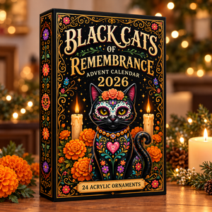 Black Cats of Remembrance Advent Calendar 2026 - 24-Day Festive Countdown, Acrylic Charms Blind Box - Gift For Family & Friends 8e68845b-153f-412c-92ae-9075c6ca3f67-cat-box.png