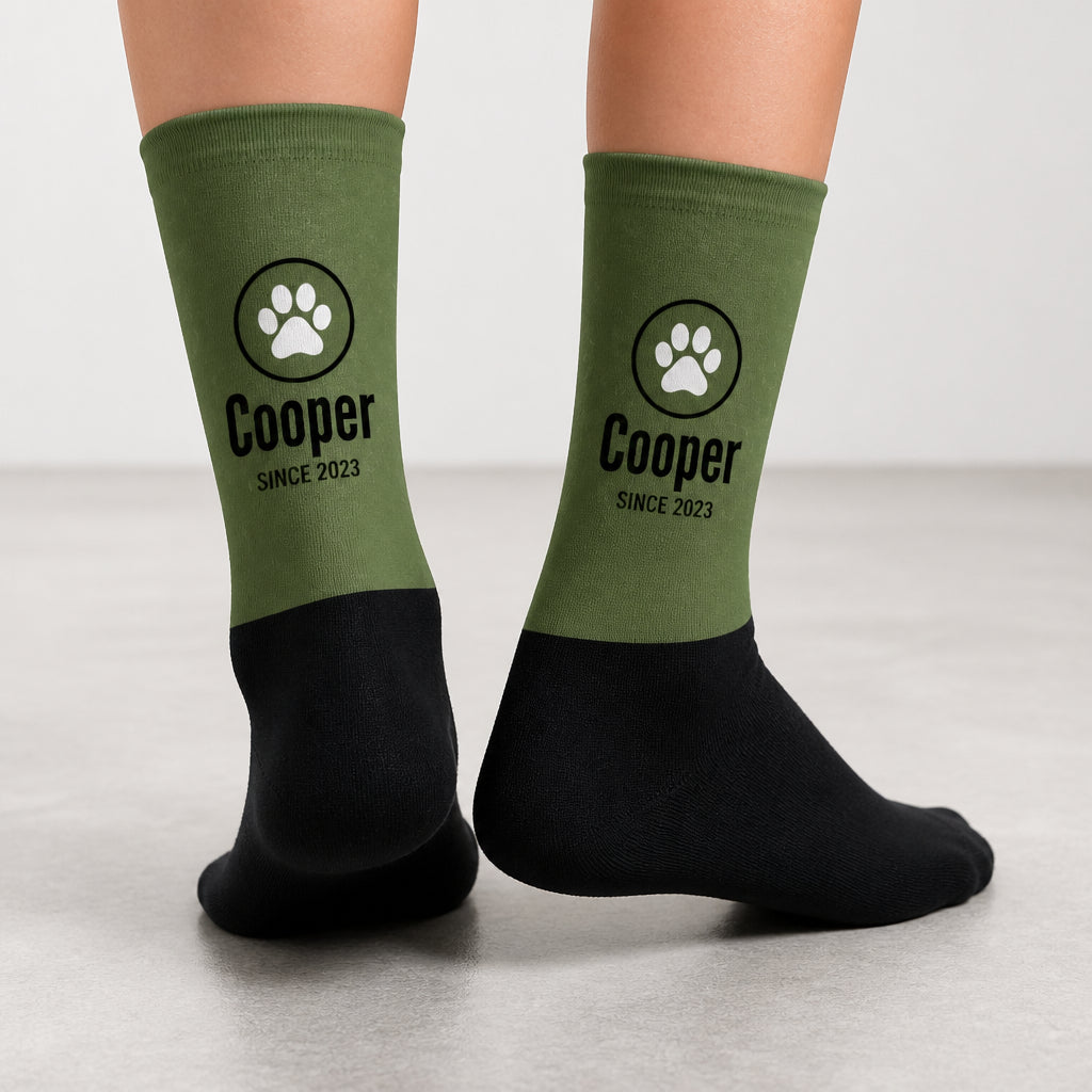 Custom Dog Name Since Year AOP Crew Socks - Personalized Socks - All over printed 8e792488-f66d-4b1d-b098-e384acc01b87.jpg